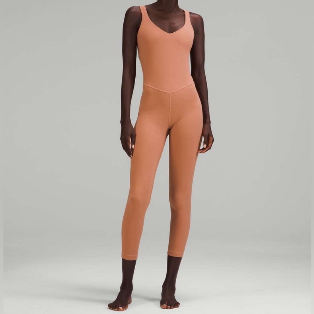 NWT Lululemon Align Bodysuit 25” - Dusty Clay (Size 4)
